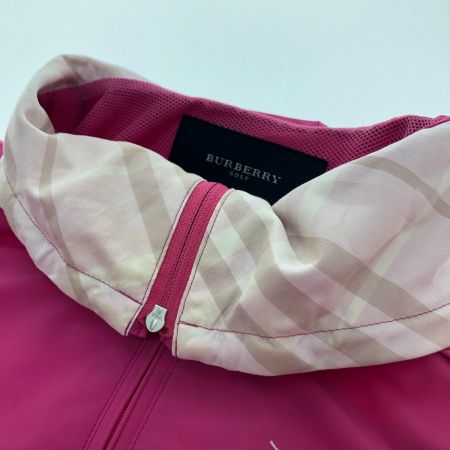  BURBERRY バーバリー ゴルフ ウインドジャケット ウェア Mサイズ BGP54-803-13 ショッキングピンク