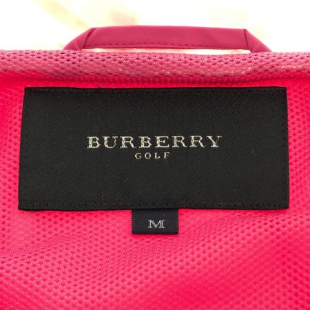  BURBERRY バーバリー ゴルフ ウインドジャケット ウェア Mサイズ BGP54-803-13 ショッキングピンク