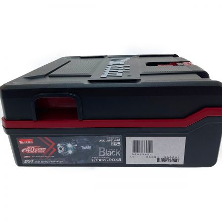  MAKITA マキタ 充電式インパクトドライバ　40ｖ　2.5Ａｈ TD002GRDXB ブラック