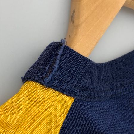  Wilson ウィルソン 長袖カットソー サイズ不明 ネイビー×イエロー