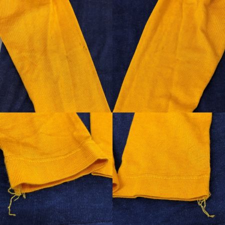  Wilson ウィルソン 長袖カットソー サイズ不明 ネイビー×イエロー