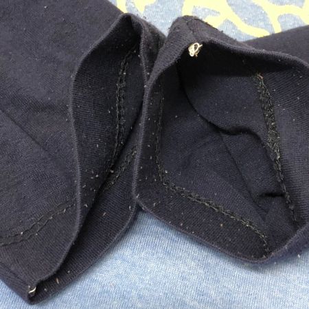  80~90s RUSSELL カットソー 7分袖カットソー SIZE M 古着 スヌーピー ネイビー×スカイブルー