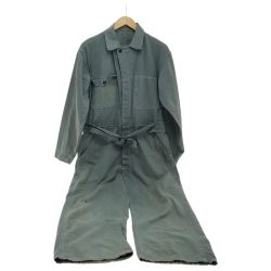 □□ 40s Unknown パンツ オールインワン 13スターボタン 古着 グレー Cランク