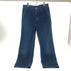 □□ 70s Unknown ペインターパンツ デニムジーンズ サイズ不明 ライトインディゴ Bランク