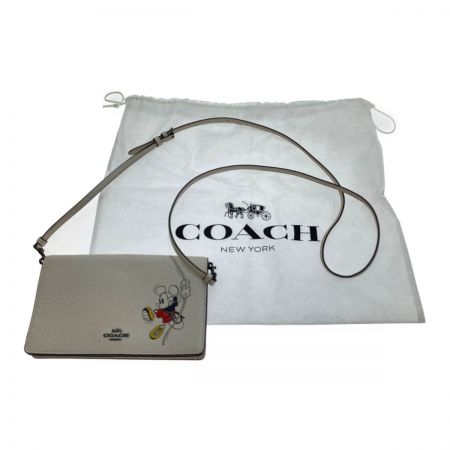  COACH コーチ ショルダーウォレット ディズニーコラボ ミッキー 3979