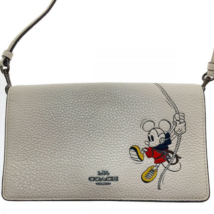 COACH コーチ ショルダーウォレット ディズニーコラボ ミッキー 3979｜中古｜なんでもリサイクルビッグバン