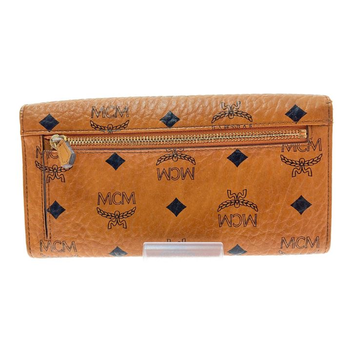 新品　MCM 二つ折り長財布 ブラウン エムシーエム (エム・シー・エム) 長財布 財布 メンズ ヴィセトス