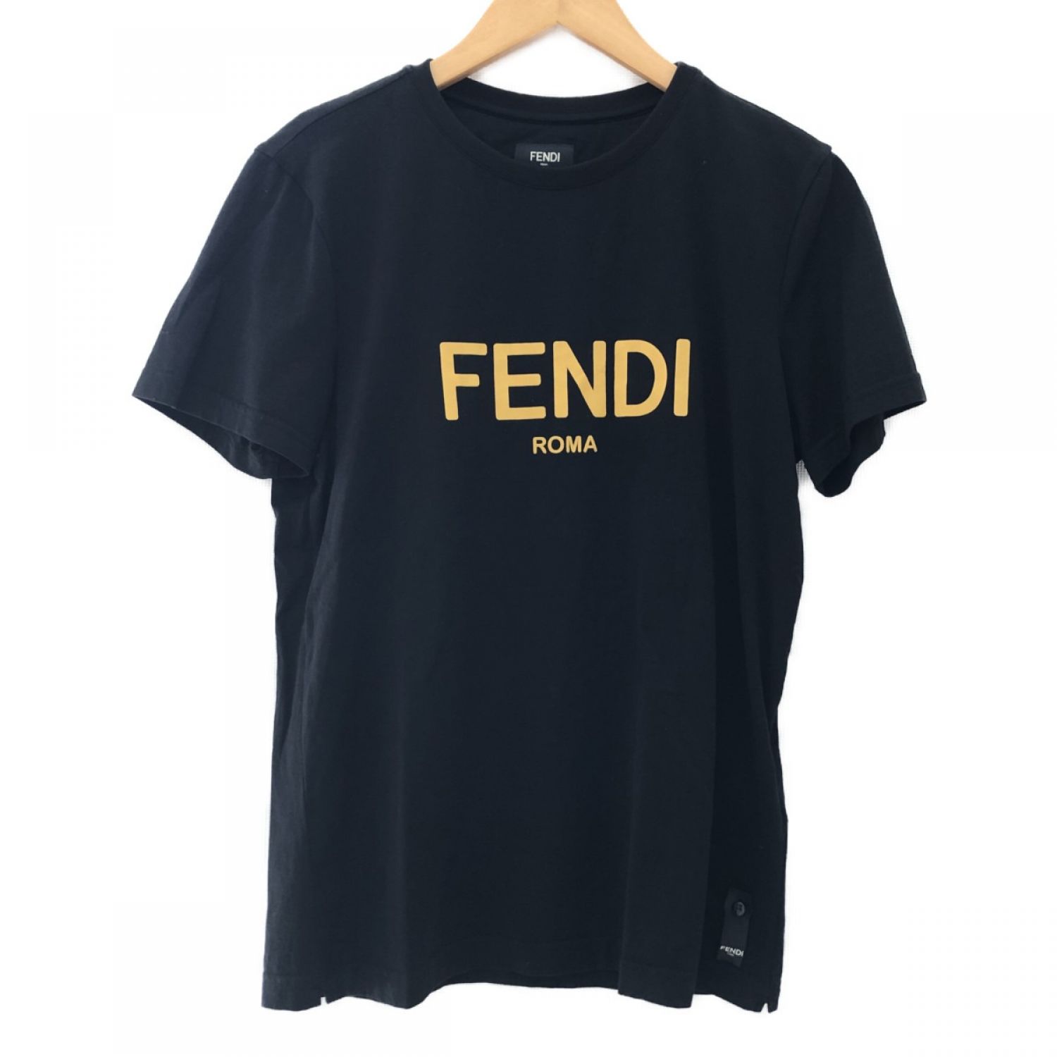フェンディ ×アンリアレイジ/ANREALAGE FY0894 AE0D フロントロゴ刺繍Tシャツ メンズ S