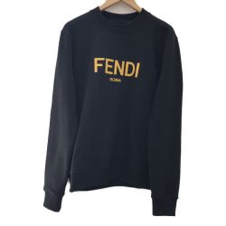 □□ FENDI フェンディ メンズ衣料 スウェット SIZE S FY0178AE05 ブラック Aランク