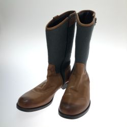 □□ VERO GUOIO ジップアップブーツ SIZE 42 ブラウン Bランク