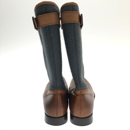  VERO GUOIO ジップアップブーツ SIZE 42 ブラウン