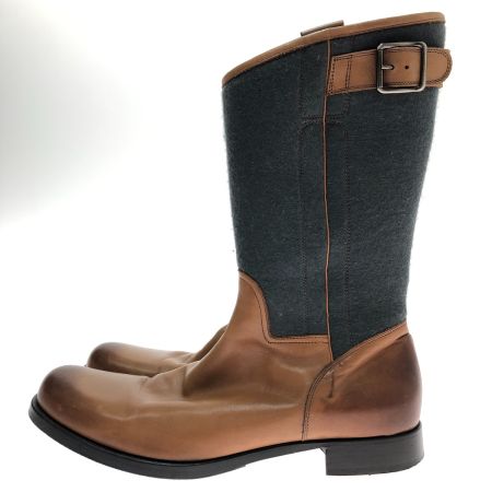  VERO GUOIO ジップアップブーツ SIZE 42 ブラウン