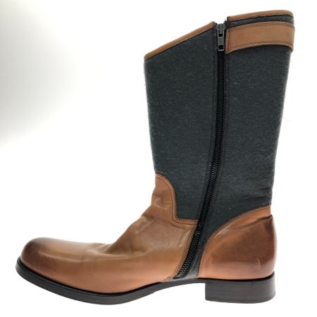  VERO GUOIO ジップアップブーツ SIZE 42 ブラウン