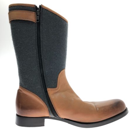  VERO GUOIO ジップアップブーツ SIZE 42 ブラウン