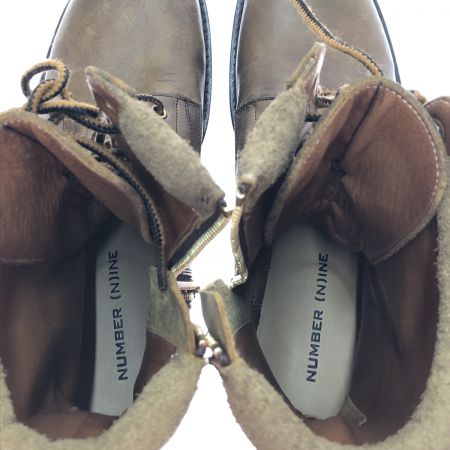  NUMBER (N)INE ナンバーナイン レースアップブーツ 25.0-25.5cm F13-NF004 ブラウン