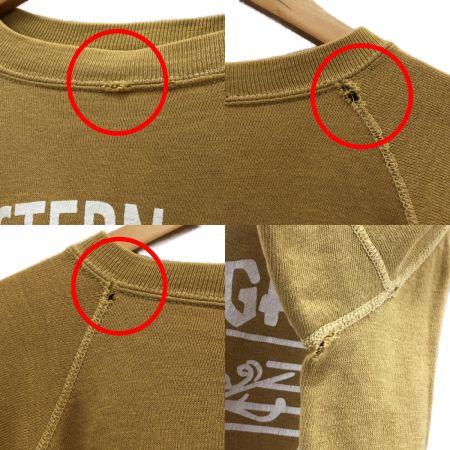  60s Unknown メンズ衣料 スウェット ラグランスウェット 60s マスタード SIZE 不明 マスタード