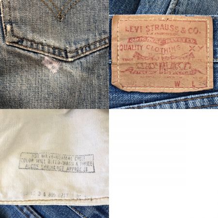  60~70sLEVI'S メンズ衣料 ジーンズ  805 ボタン裏刻印8 ビッグE ライトインディゴ