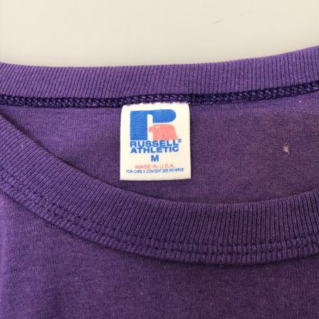  80~90s RUSSELL Tシャツ SIZE M 古着 パープル