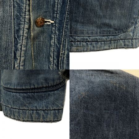  60s Sears メンズ衣料 ジャケット カバーオール  内側ヤブレ有  裏地ブランケット ライトインディゴ