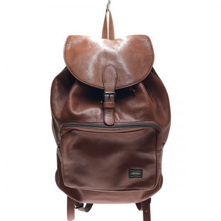  PORTER ポーター リュック レザー ブラウン