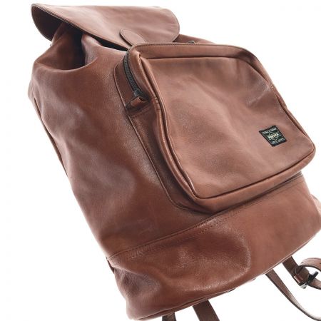  PORTER ポーター リュック レザー ブラウン