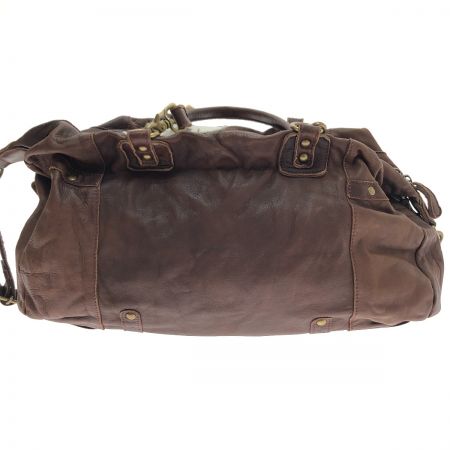  Creed ショルダーバッグ 2way 牛革 3002621 C ブラウン