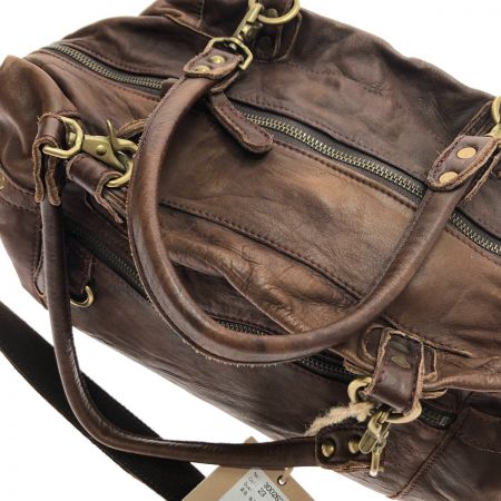  Creed ショルダーバッグ 2way 牛革 3002621 C ブラウン