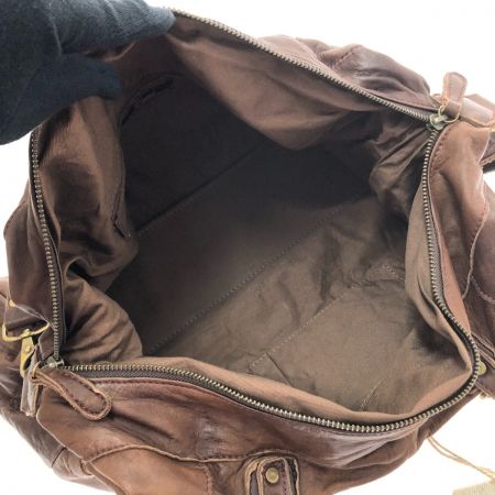  Creed ショルダーバッグ 2way 牛革 3002621 C ブラウン