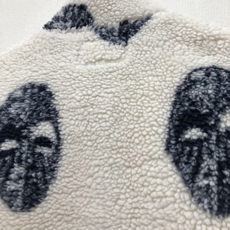  stussy ステューシ メンズ衣料 ジャケット フリースジャケット  Mask Jacquard Sherpa  SIZE M ホワイト×ネイビー