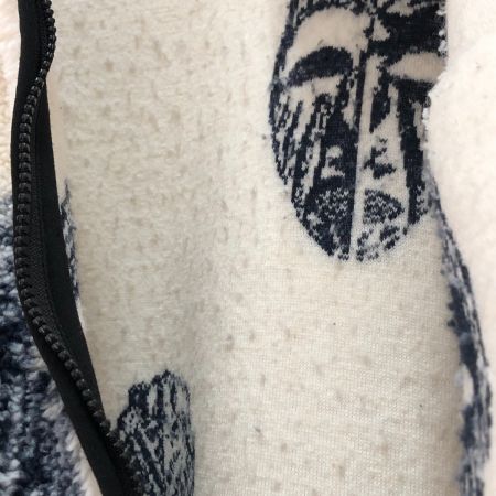  stussy ステューシ メンズ衣料 ジャケット フリースジャケット  Mask Jacquard Sherpa  SIZE M ホワイト×ネイビー