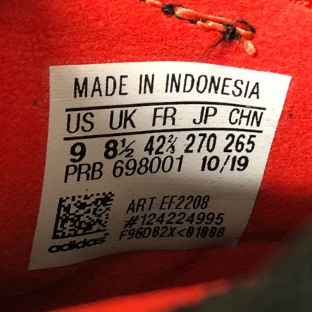  adidas アディダス プレデター 20.3 TF サッカー トレーニングシューズ 27cm 本体のみ EF2208 ブラック x レッド x ホワイト