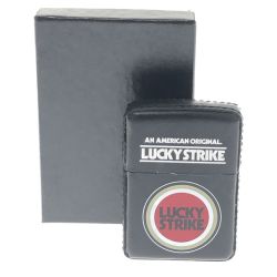 □□ ZIPPO ジッポ 雑貨 喫煙グッズ ライター ZIPPO ラッキーストライク 革巻き Bランク