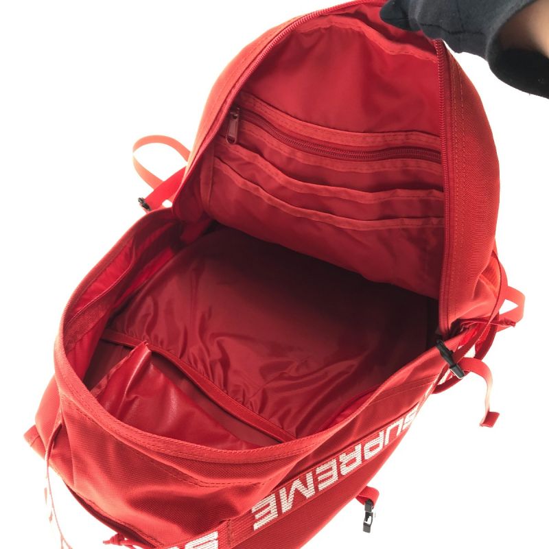 ショッパー有りsupreme Backpack バックパック 18ss 赤 シュプリーム