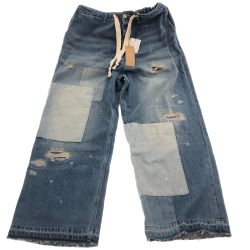 □□ Ciao Panic チャオパニック レディース衣料 ジーンズ リメイクジーンズ  ネイビー Sランク