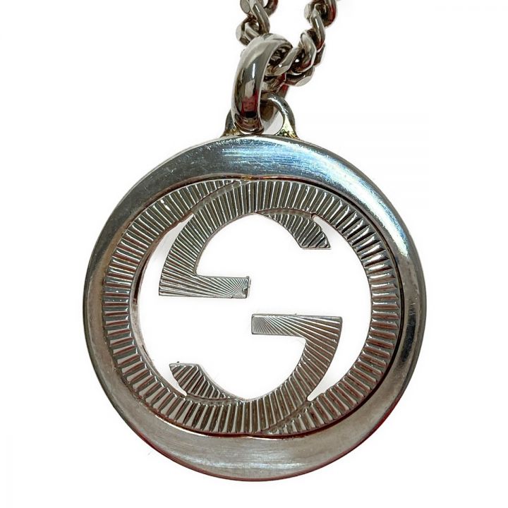 GUCCI オールド　ヴィンテージ　ネックレス　インターロッキング　ダブルG GUCCI グッチ ネックレス インターロッキング ダブルG SILVER925