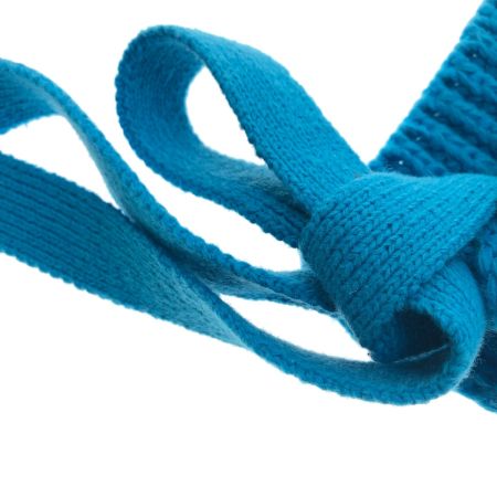  MAISON SPECIAL レディース衣料 シャツ ハーフジップショートベスト サイズF  タグ付 ブルー