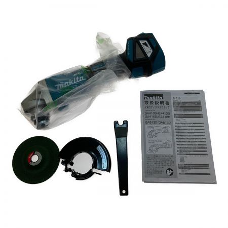  MAKITA マキタ 充電式ディスクグラインダ　2022年製 GA412D