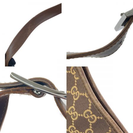  GUCCI グッチ ワンショルダーバッグ　GG ジャッキー カンデンスキー キャンバス×レザー 001・4075 ブラウン