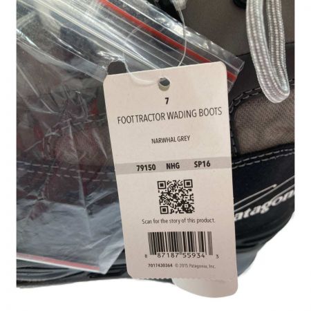  Patagonia パタゴニア フット・トラクター・ウェーディング・ブーツ  25cm グレー