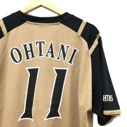 □□  スポーツ 野球 ユニフォーム 北海道日本ハムファイターズ 大谷翔平  ゴールド ユニフォーム ビジター Aランク