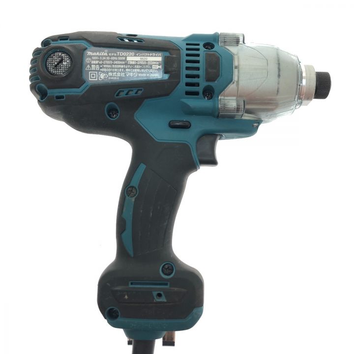 MAKITA マキタ 工具 電動工具 インパクトドライバー 100V TD0220｜中古｜なんでもリサイクルビッグバン