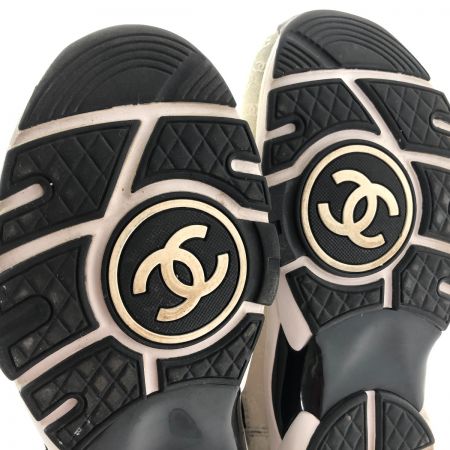 CHANEL シャネル 靴 スニーカー  SIZE 26cm(40) ホワイト×ブラック