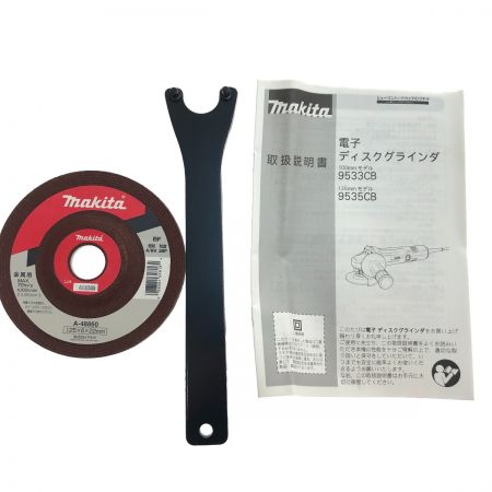  MAKITA マキタ 工具 電動工具 ディスクグラインダー コード式 9535CB ブルー