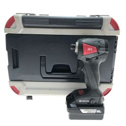 □□ KYOCERA キョウセラ 工具 電動工具 インパクトドライバー　　18v  DID11XR ブラック×グレー Bランク