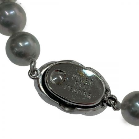   アコヤグレーパール　ネックレス・イヤリングセット