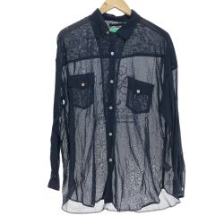 □□ Westoveralls 長袖シャツ Sサイズ 22SSSH01 ネイビー Bランク