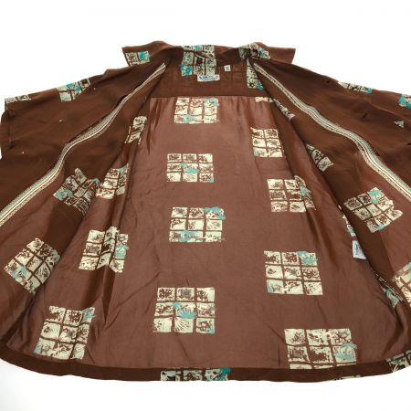  SUN SURF サンサーフ アロハシャツ Mサイズ SS34862 ブラウン