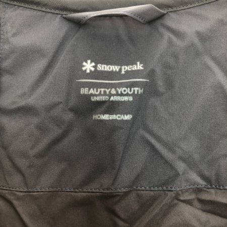  snowpeak スノーピーク ノーカラーダウンジャケット Sサイズ UA-JK-21AM701 ブラック