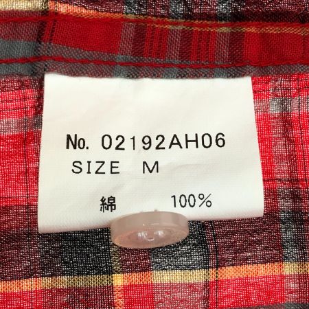  Hysteric Glamour ヒステリックグラマー ウエスタンシャツ 半袖 Mサイズ 02192AH06 レッド/チェック