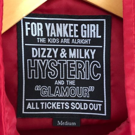  Hysteric Glamour ヒステリックグラマー メンズ衣料 ジャケット HYS GOOD TIMEアップリケ レーシングジャケット SIZE M 02221AB01